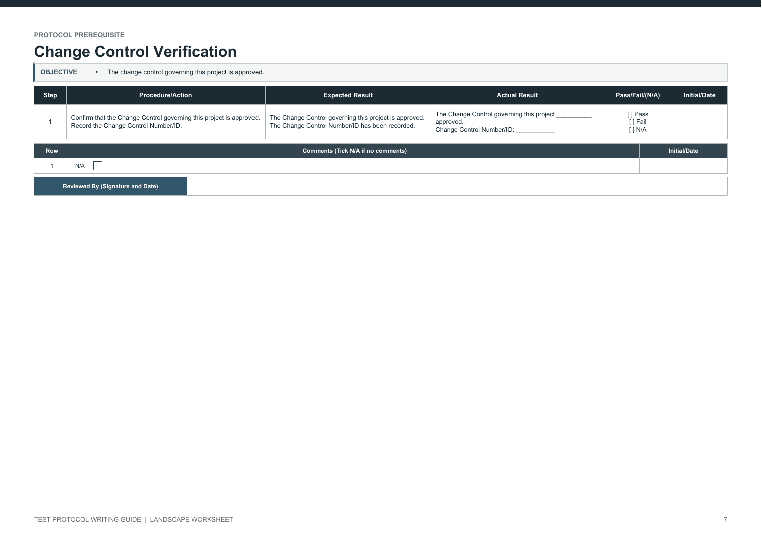 Landscape Change Control Verification test script from the ebook
